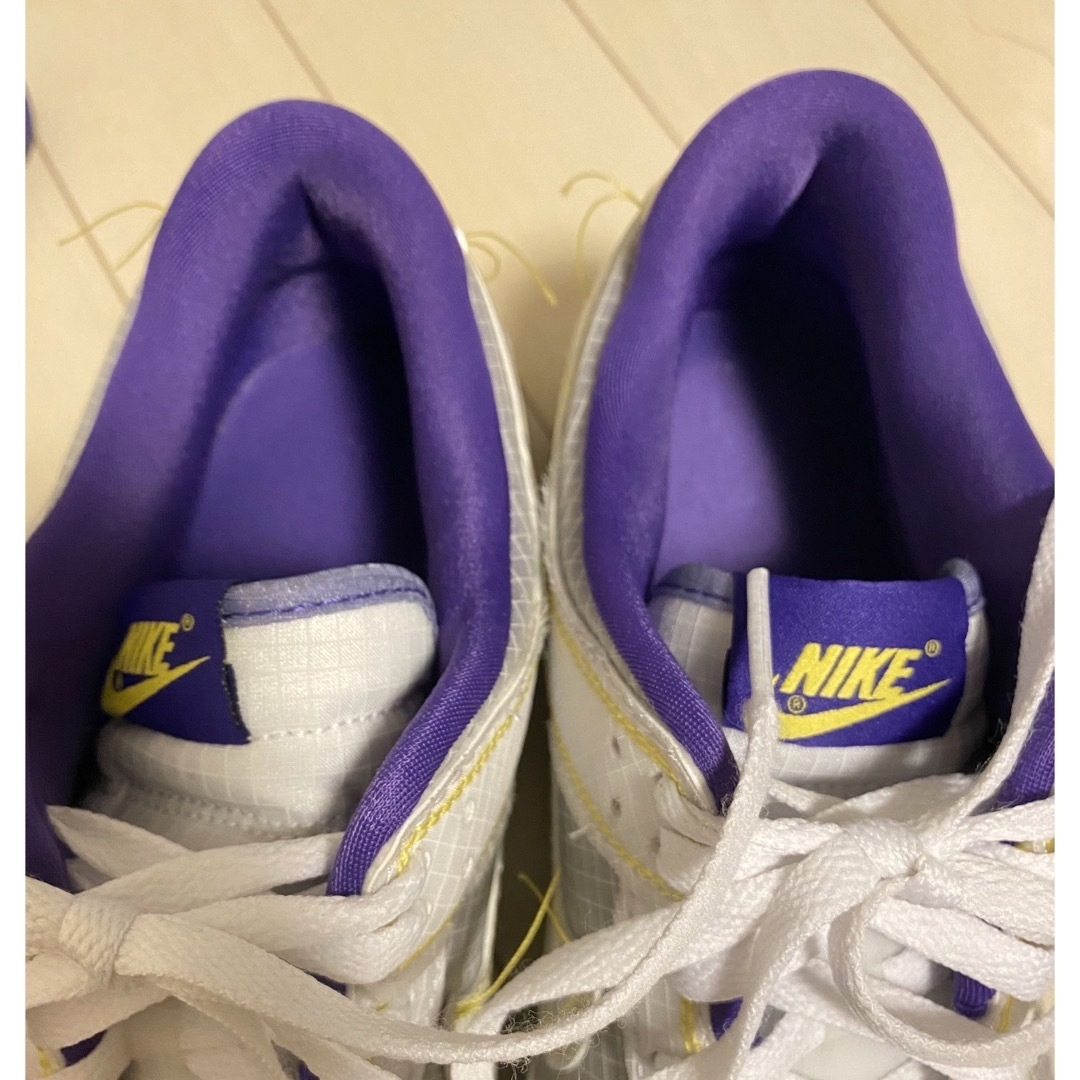 NIKE(ナイキ)のUNION × Nike Dunk Low Court Purple28cm中古 メンズの靴/シューズ(スニーカー)の商品写真