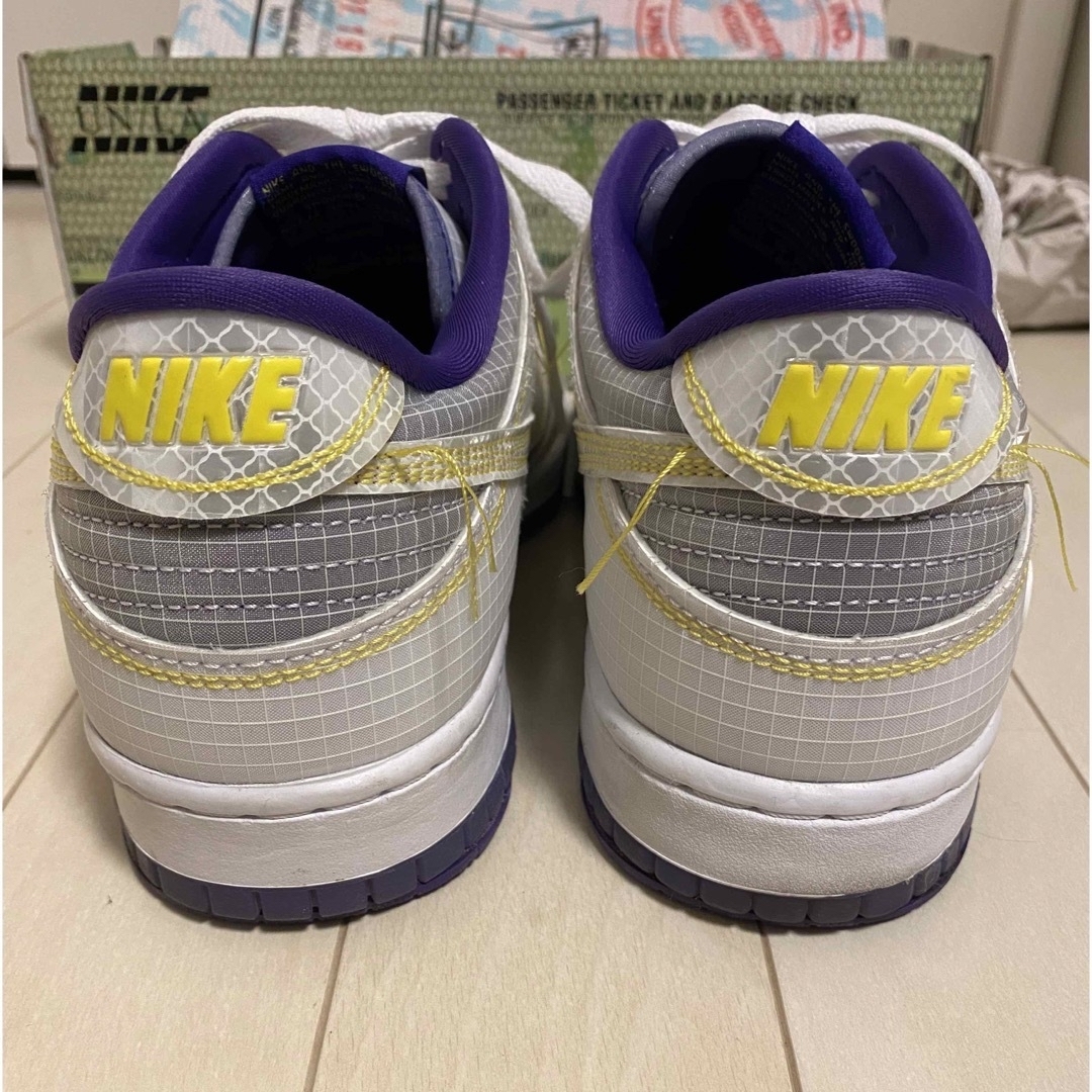 NIKE(ナイキ)のUNION × Nike Dunk Low Court Purple28cm中古 メンズの靴/シューズ(スニーカー)の商品写真