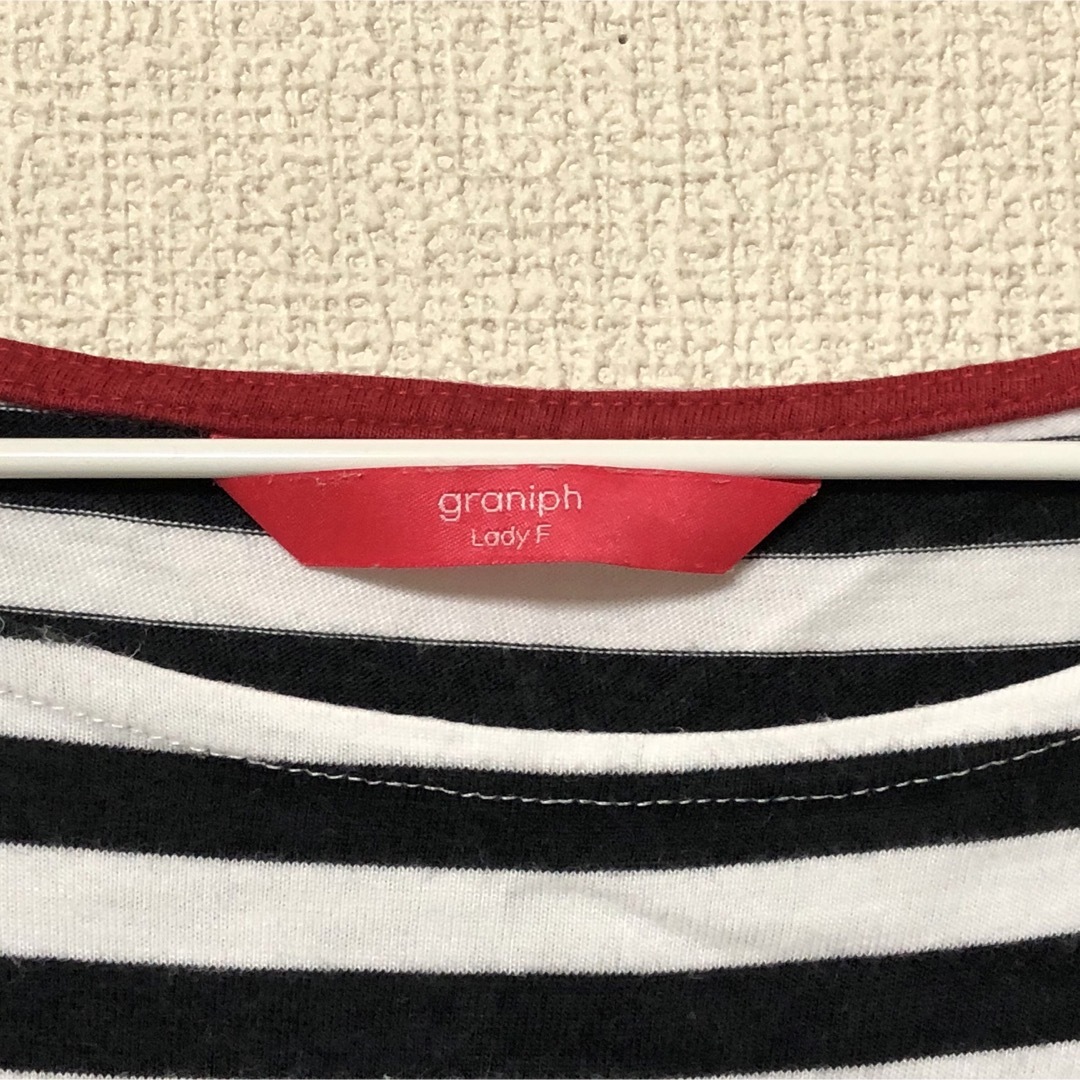 Design Tshirts Store graniph(グラニフ)のグラニフエリックカールはらぺこあおむし林檎半袖ワンピースladyF used レディースのワンピース(ミニワンピース)の商品写真
