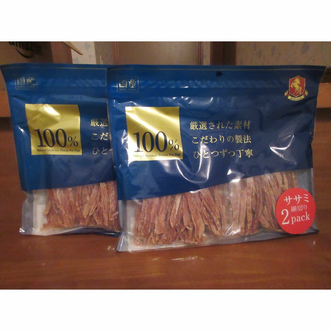 [ワイエス・ワン]100%　ササミ細切り　220g（110g×2）2袋セット価格 その他のペット用品(犬)の商品写真