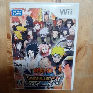 ウィー(Wii)のWii　NARUTO-ナルト-疾風伝　激闘忍者大戦！EX2(家庭用ゲームソフト)