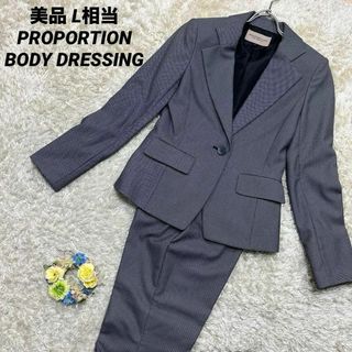 PROPORTION BODY DRESSING - 【美品】プロポーション　ボディードレッシング　セットアップ　バーズアイ　L相当