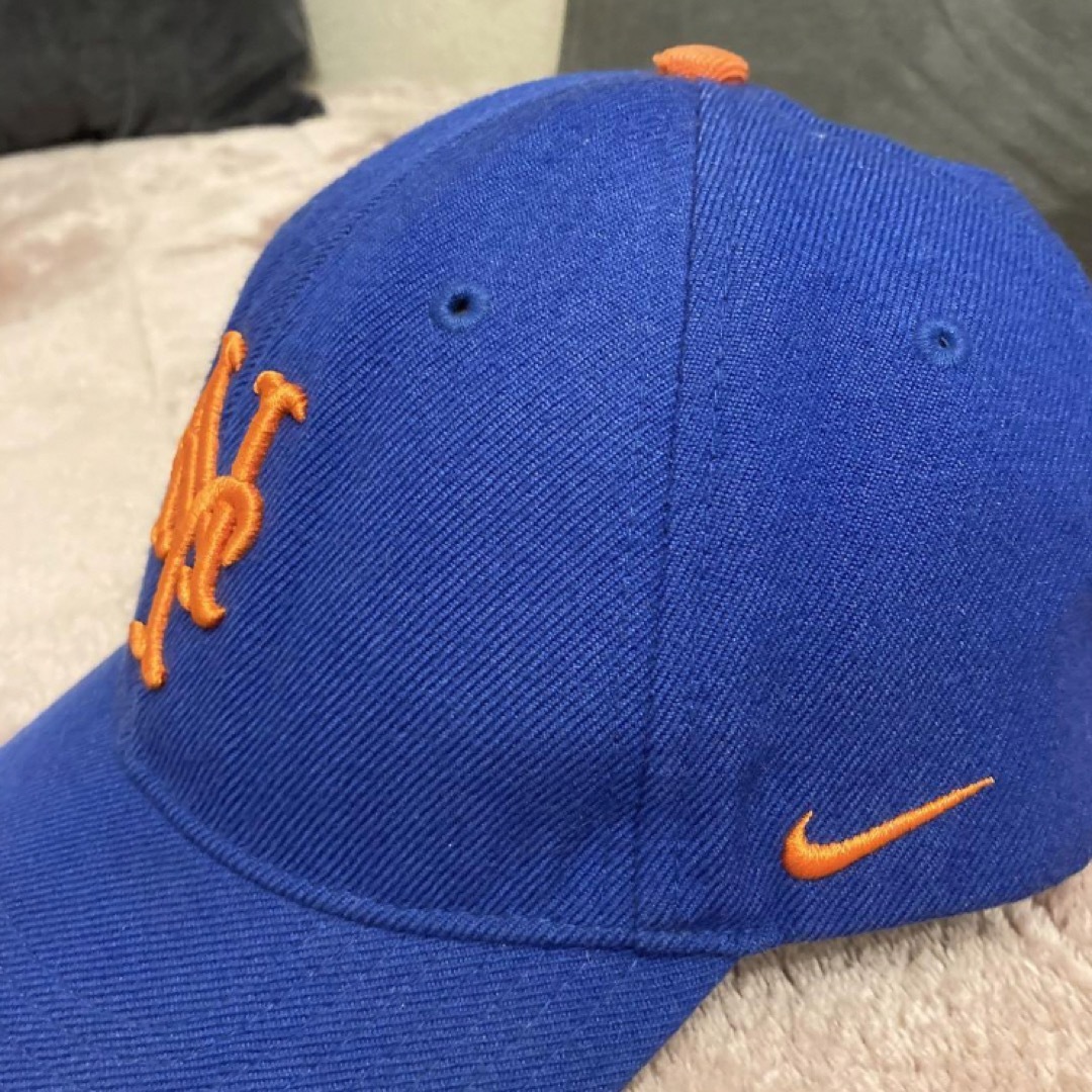 NIKE(ナイキ)のレア90’s nike ナイキ cap キャップ mets メッツ メンズの帽子(キャップ)の商品写真