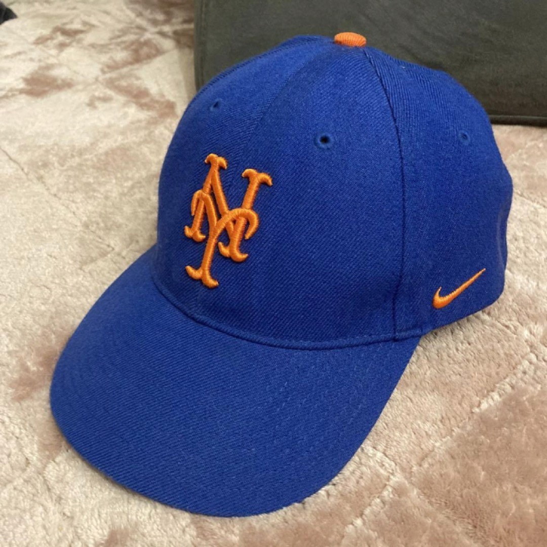 NIKE(ナイキ)のレア90’s nike ナイキ cap キャップ mets メッツ メンズの帽子(キャップ)の商品写真