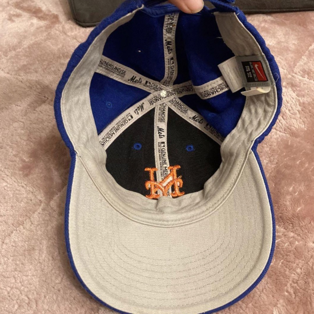 NIKE(ナイキ)のレア90’s nike ナイキ cap キャップ mets メッツ メンズの帽子(キャップ)の商品写真