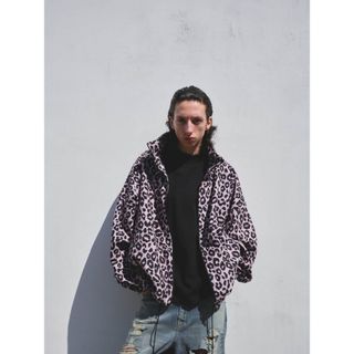 マインデニム(MINEDENIM)のMINEDENIM Lips Leopard Fleece Big BZ(ブルゾン)