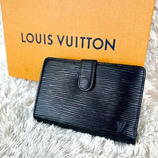 ヴィトン(LOUIS VUITTON) がま口 財布(レディース)（ブラック/黒色系