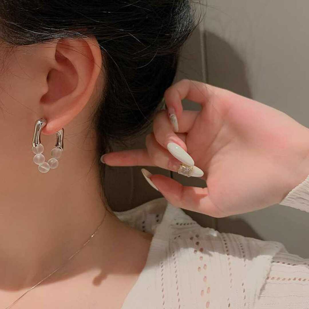 #1152 import : cubic backring pierce レディースのアクセサリー(ピアス)の商品写真