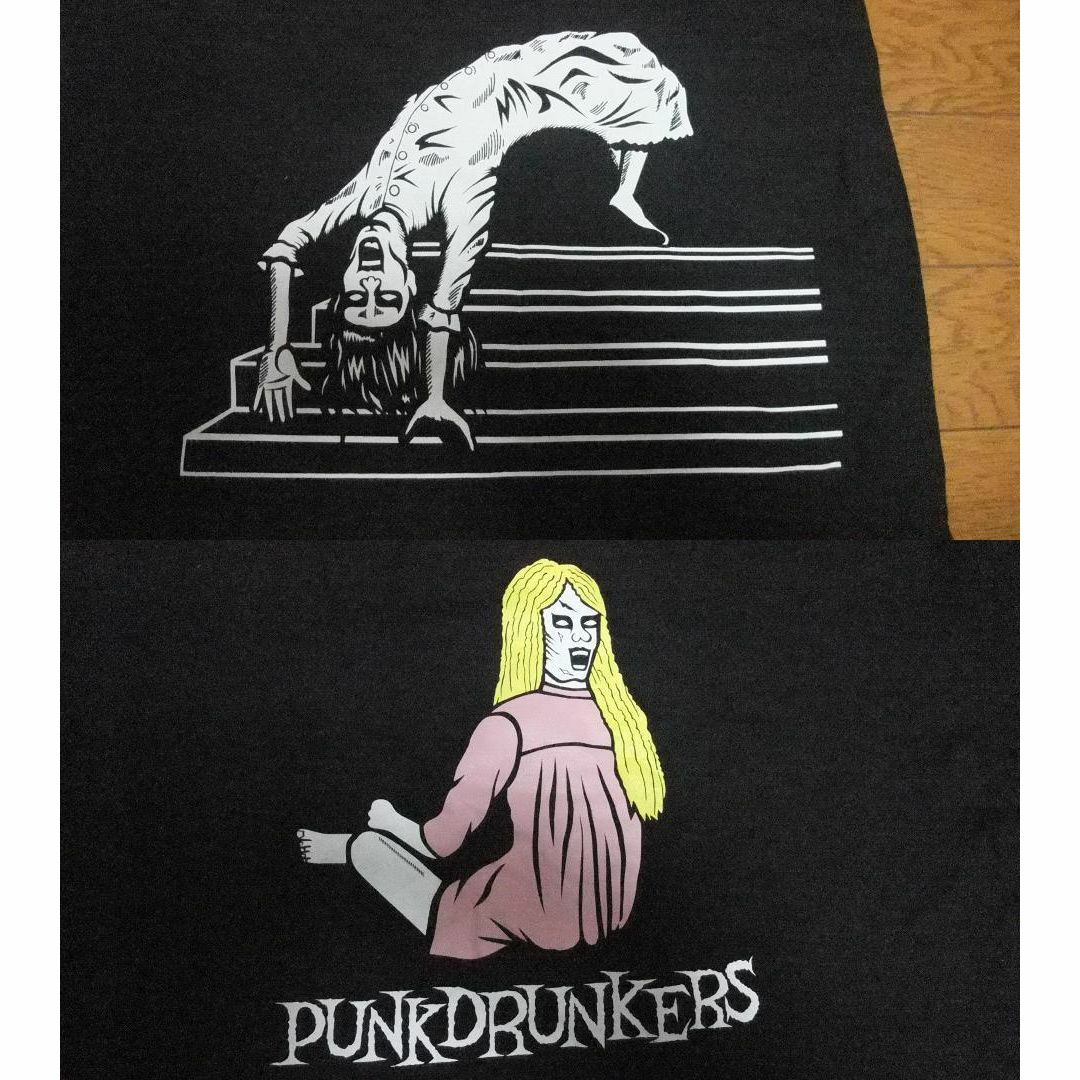 PUNK DRUNKERS(パンクドランカーズ)の未使用 パンクドランカーズ punkdrunkers ブリッジ階段 TシャツXL メンズのトップス(Tシャツ/カットソー(半袖/袖なし))の商品写真