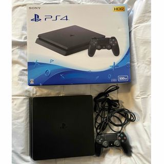 プレイステーション4(PlayStation4)のPS4 本体［CUH-2100AB01］箱付き(家庭用ゲーム機本体)