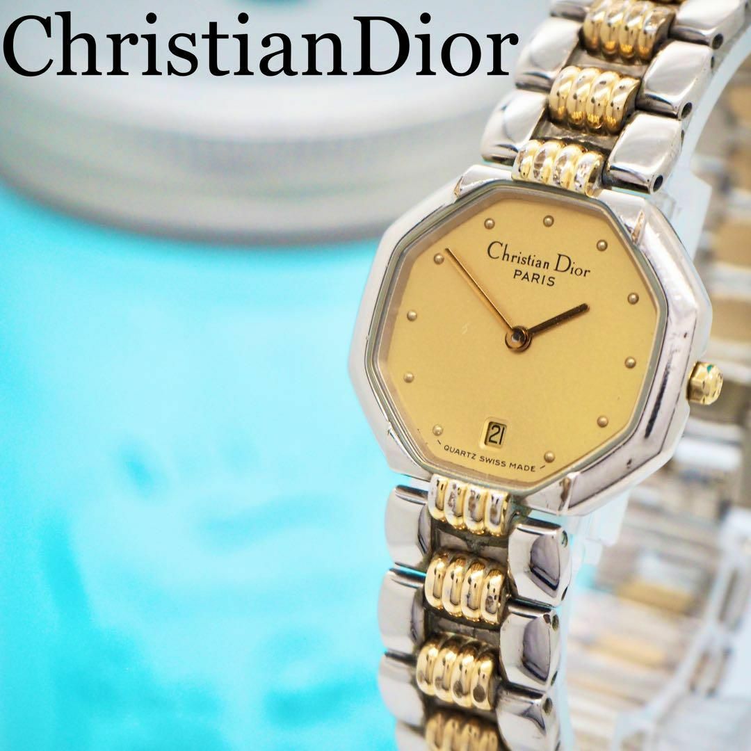 Christian Dior(クリスチャンディオール)の460 クリスチャンディオール時計　レディース腕時計　オクダコン　コンビ　人気 レディースのファッション小物(腕時計)の商品写真