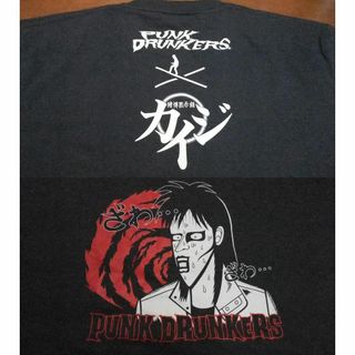 パンクドランカーズ(PUNK DRUNKERS)の未使用 賭博黙示録 カイジ ざわざわコラボTシャツXL punkdrunkers(Tシャツ/カットソー(半袖/袖なし))