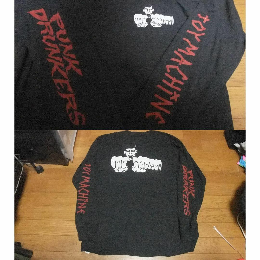 PUNK DRUNKERS(パンクドランカーズ)のpunkdrunkers トイマシーン コラボ ロング Tシャツ ロンT XL メンズのトップス(Tシャツ/カットソー(七分/長袖))の商品写真