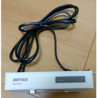 バッファロー(Buffalo)のBUFFALO スイッチングハブ LSW4-GT-5NS/WH(PC周辺機器)