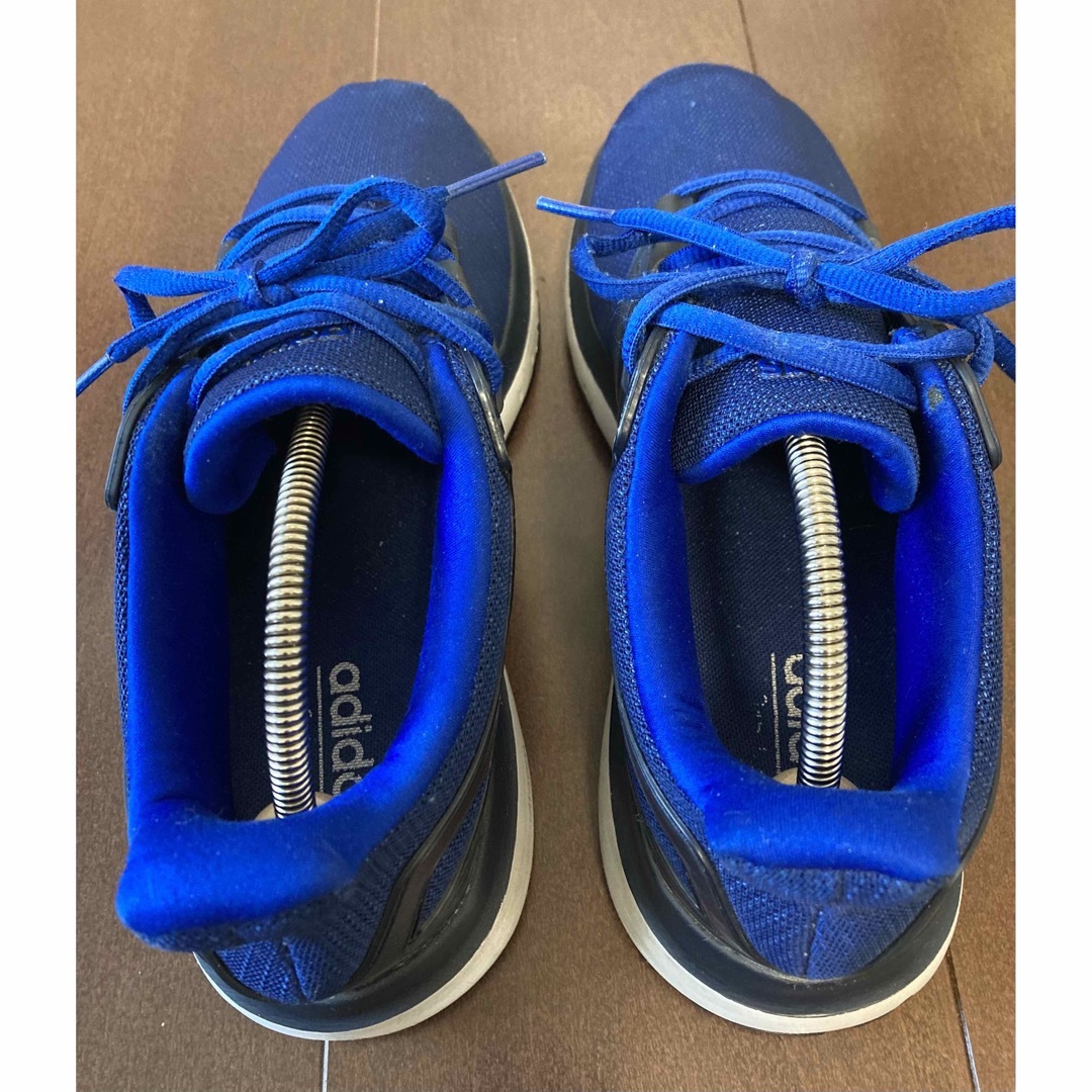 adidas(アディダス)のアディダス ランニングシューズ ブルー×黒 メンズの靴/シューズ(スニーカー)の商品写真