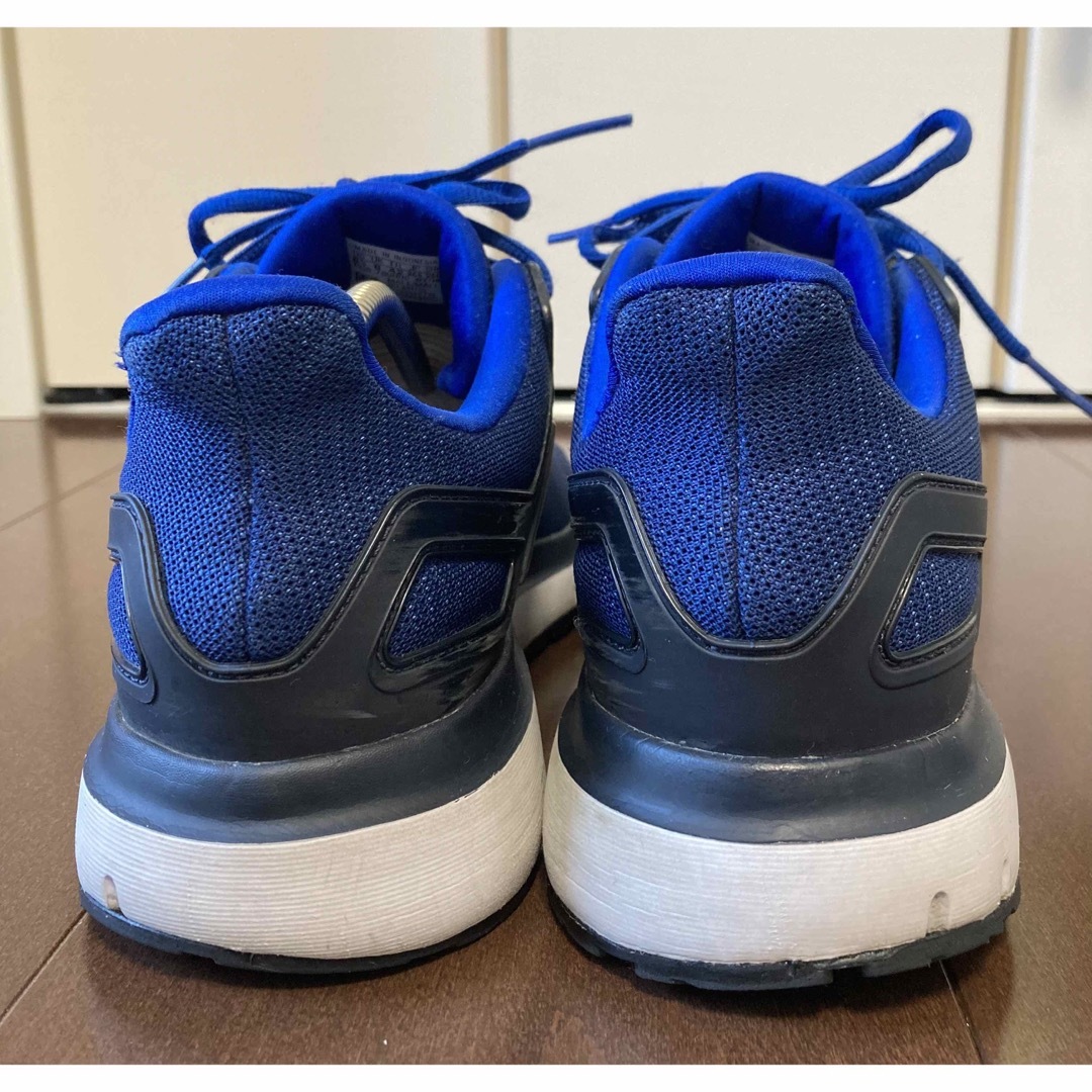 adidas(アディダス)のアディダス ランニングシューズ ブルー×黒 メンズの靴/シューズ(スニーカー)の商品写真