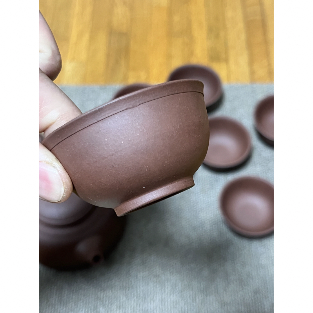 新品】宜興紫砂茶具セット 紫砂朱泥高級茶壺 中華茶器 茶器セット 急須