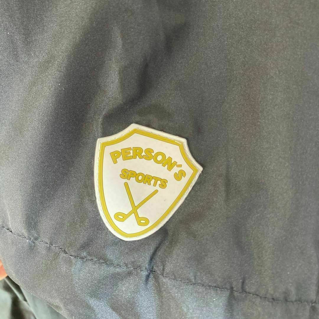 PERSON'S(パーソンズ)のPERSONS Lサイズ ジャンパー　ブルゾン　半袖　中綿いり　ブラック レディースのジャケット/アウター(ブルゾン)の商品写真