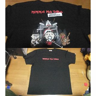 パンクドランカーズ(PUNK DRUNKERS)の未使用 punkdrunkers サンリオ みんなのたあ坊 Tシャツ黒 XXL(Tシャツ/カットソー(半袖/袖なし))