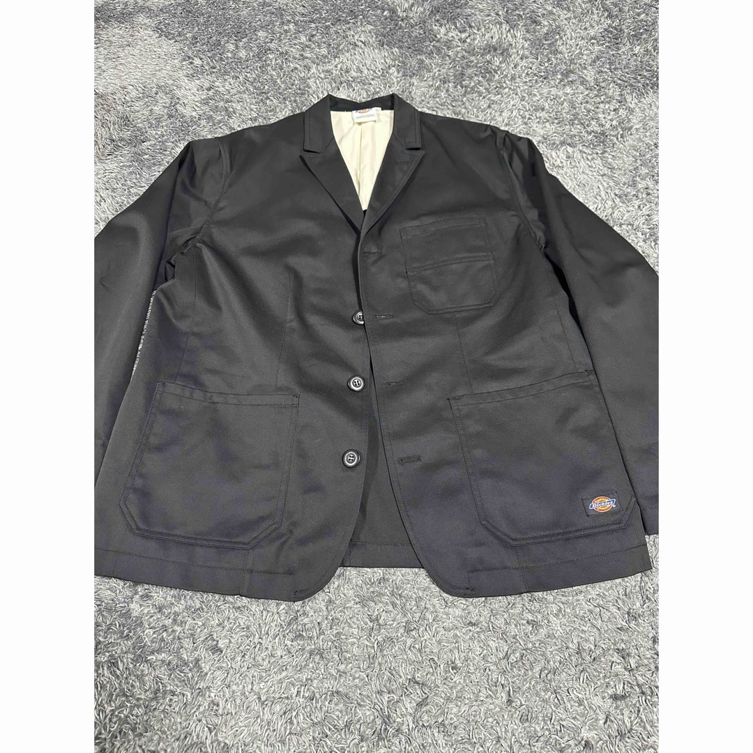 Dickies(ディッキーズ)の【希少サイズ】XL Dickies×jalana 別注ラペルドジャケット 黒 メンズのジャケット/アウター(テーラードジャケット)の商品写真