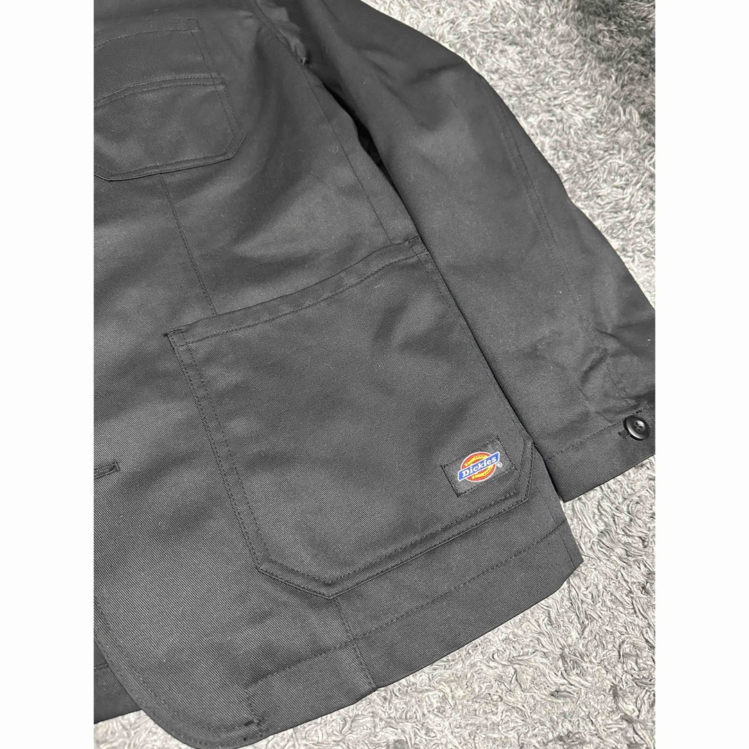 Dickies(ディッキーズ)の【希少サイズ】XL Dickies×jalana 別注ラペルドジャケット 黒 メンズのジャケット/アウター(テーラードジャケット)の商品写真