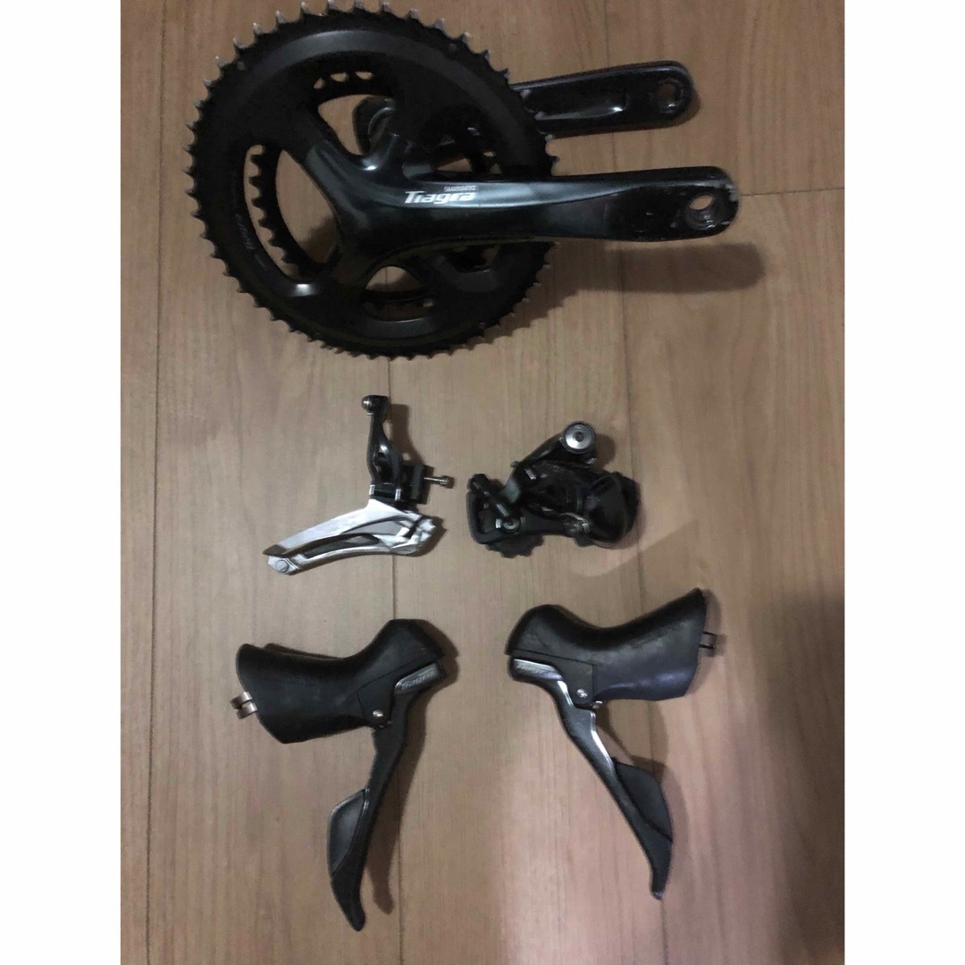 SHIMANO(シマノ)のロードバイクstiレバー ティアグラ 4700 ディレイラー クランク スポーツ/アウトドアの自転車(パーツ)の商品写真