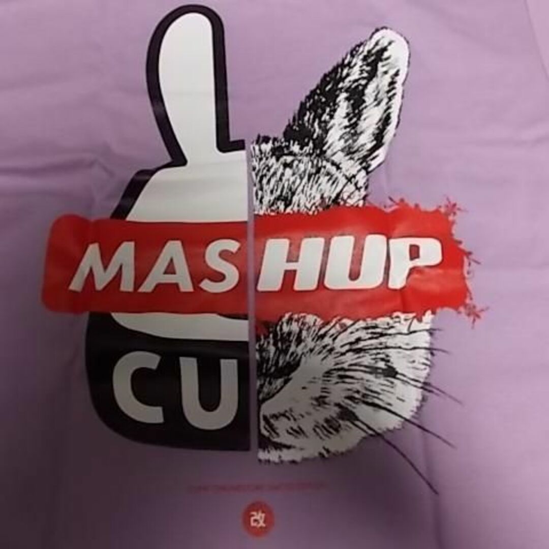 CUNE(キューン)の新品 cune キューン 住民票 Tシャツ M 紫 過去人気キャラ組み合わせ メンズのトップス(Tシャツ/カットソー(半袖/袖なし))の商品写真
