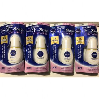 ニベア(ニベア)のニベア NIVEA デオドラントパールトーン ロールオン 無香料 40ml×4(制汗/デオドラント剤)