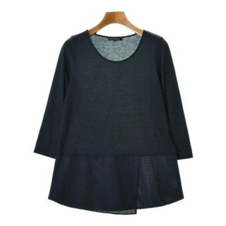 ロートレアモン(LAUTREAMONT)のLAUTREAMONT ロートレアモン Tシャツ・カットソー 38(M位) 紺 【古着】【中古】(カットソー(半袖/袖なし))