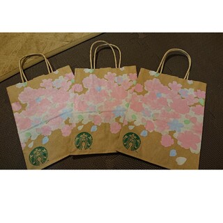 スターバックス(Starbucks)のスタバ過去の桜シリーズ紙袋(ショップ袋)