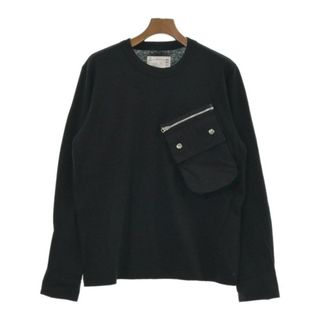 サカイ(sacai)のsacai サカイ Tシャツ・カットソー 1(S位) 黒 【古着】【中古】(Tシャツ/カットソー(半袖/袖なし))