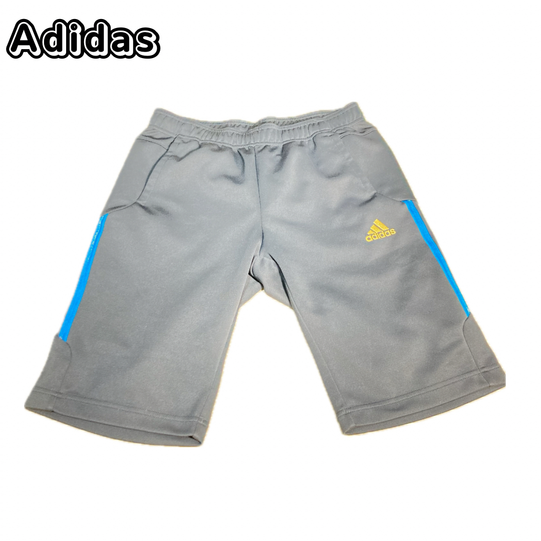 adidas(アディダス)のアディダス　ショートパンツ　ジャージ　S 紺　美品 メンズのパンツ(ショートパンツ)の商品写真