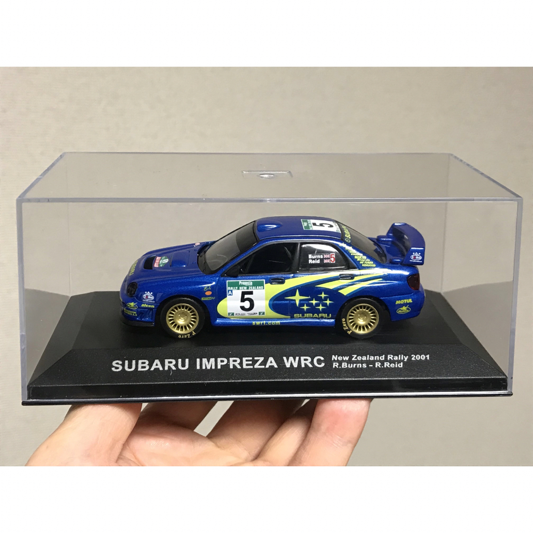 非売品 1/43 SUBARU IMPREZA WRC 2001  エンタメ/ホビーのおもちゃ/ぬいぐるみ(ミニカー)の商品写真