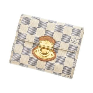 ルイヴィトン(LOUIS VUITTON)のLOUIS VUITTON 財布・コインケース - アイボリーx紺(チェック) 【古着】【中古】(財布)