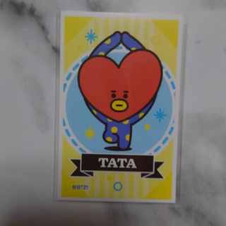 ビーティーイシビル(BT21)のTATA(ストレッチ) BT21 デコステッカー ガムつき(その他)