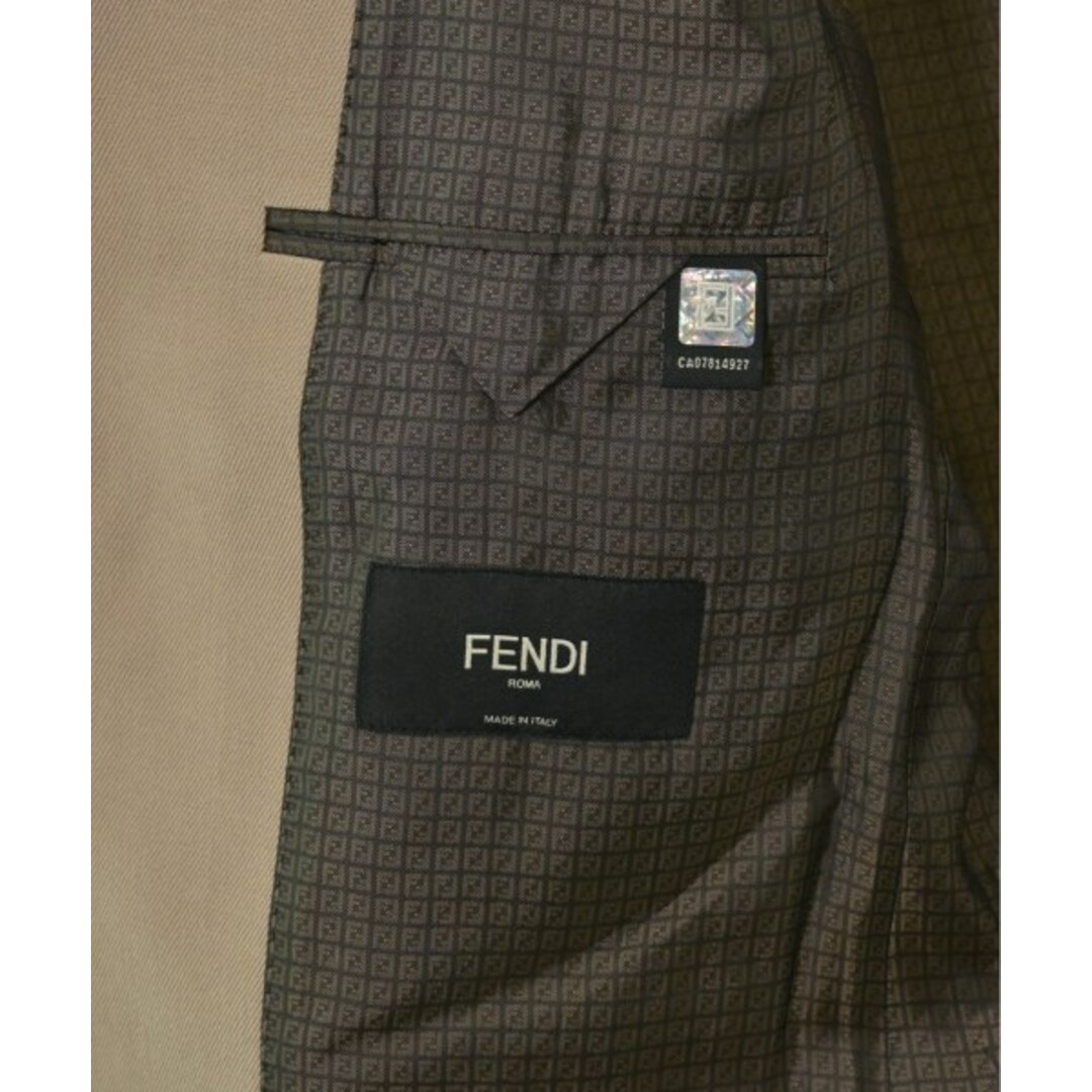 FENDI(フェンディ)のFENDI フェンディ テーラードジャケット 48(L位) ベージュ 【古着】【中古】 メンズのジャケット/アウター(テーラードジャケット)の商品写真