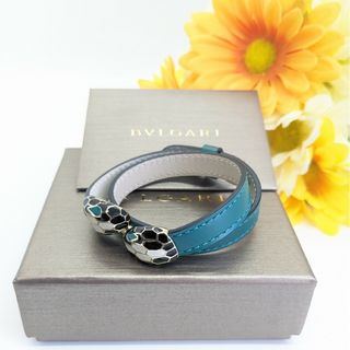 ブルガリ(BVLGARI)のブルガリ ツインスネークヘッド セルペンティ フォーエバー レザーブレスレット(ブレスレット/バングル)