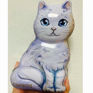 Caffarel - シャトロワ　CHATROIS 猫　缶　空き缶 １個　苺フィナンシェ　オードリー