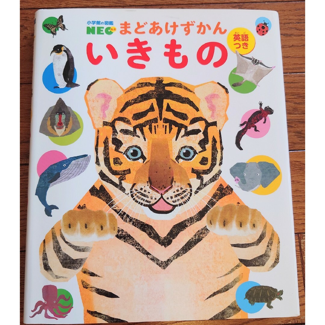 小学館の図鑑NEO まどあけずかん　いきもの 英語つき エンタメ/ホビーの本(絵本/児童書)の商品写真