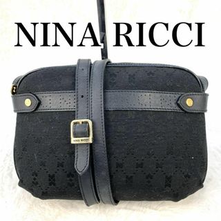 ニナリッチ(NINA RICCI)のNINA RICCI ニナリッチ ショルダーバッグ ブラックキャンバス YL8(ショルダーバッグ)