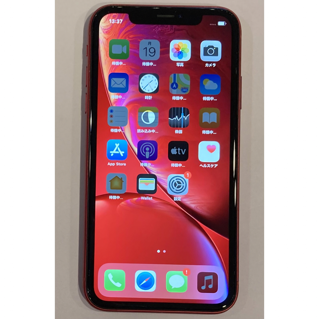 Apple(アップル)のiPhone XR 64GB (Product Red) SIMフリー スマホ/家電/カメラのスマートフォン/携帯電話(スマートフォン本体)の商品写真