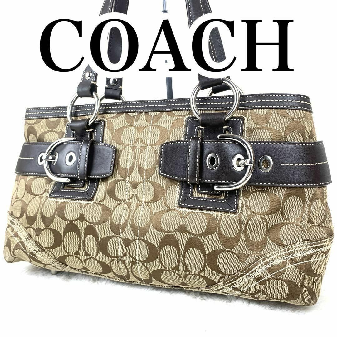 COACH コーチ シグネチャー トートバッグ YL7 | フリマアプリ ラクマ