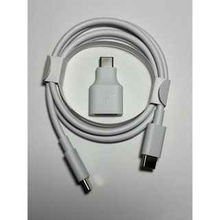 グーグル(Google)のUSB-C to C 急速充電対応ケーブル　スイッチアダプター　Google製　(その他)