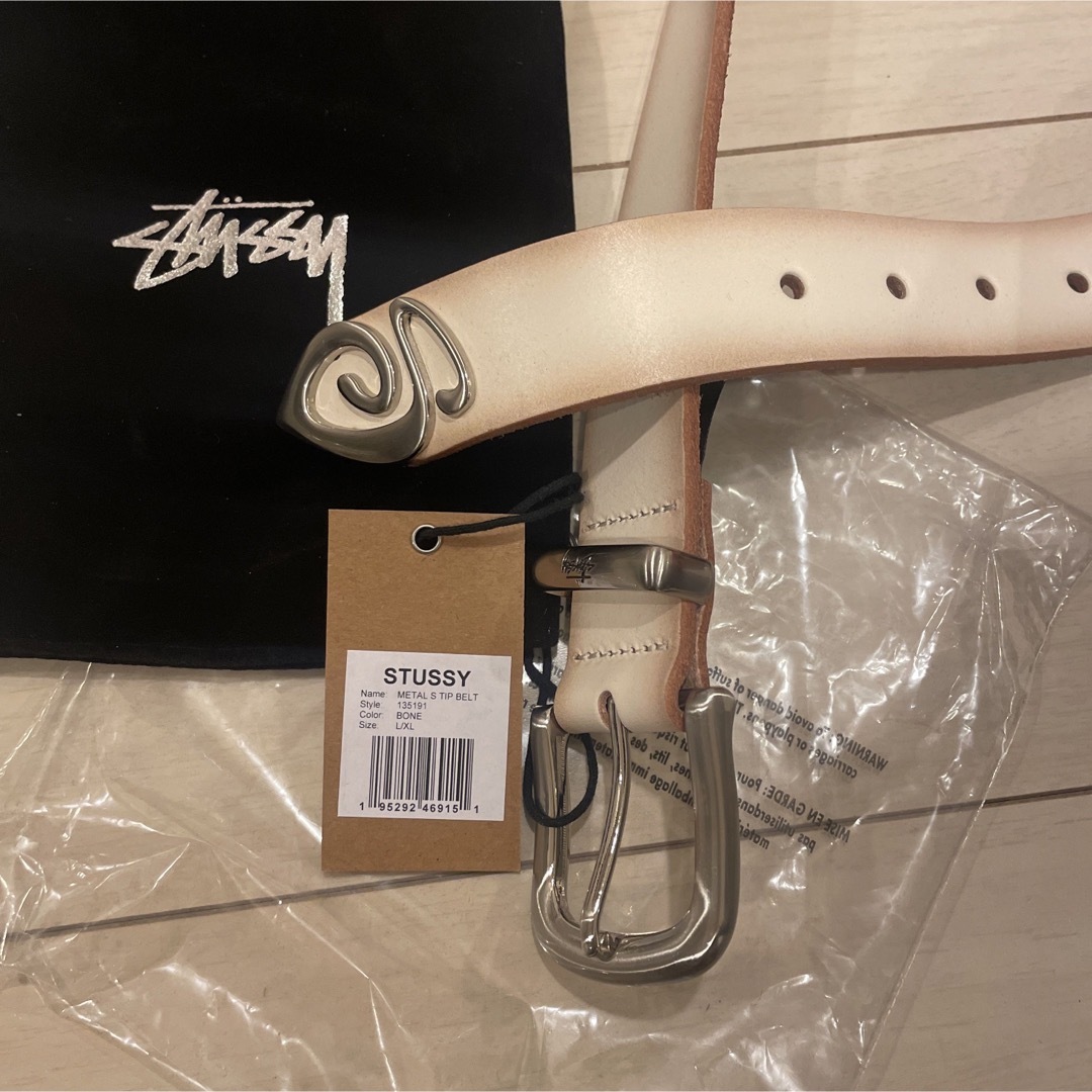 STUSSY(ステューシー)のstussy METAL S TIP BELT L/XL メンズのファッション小物(ベルト)の商品写真