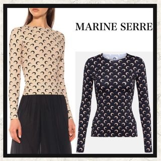 アレキサンダーワン(Alexander Wang)のMarine serre セカンドスキン　ムーントップス(カットソー(長袖/七分))