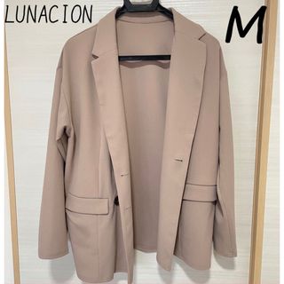 テーラードジャケット　スーツ　LUNACION 春色　ピンク　オーバーサイズ(テーラードジャケット)