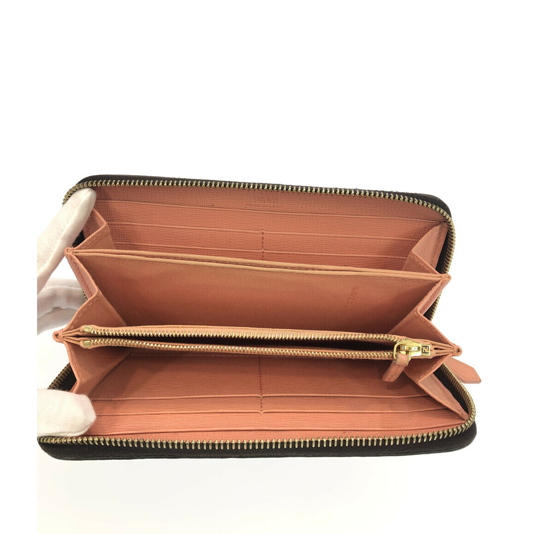 FENDI(フェンディ)のフェンディ FENDI ラウンドファスナー長財布  ズッカ  レディース レディースのファッション小物(財布)の商品写真