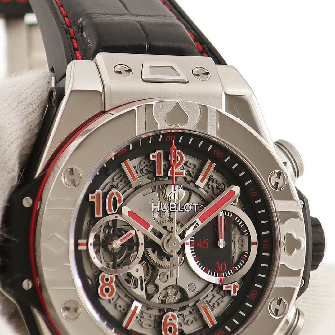 HUBLOT(ウブロ)のウブロ  ビッグバン ウニコ ワールドポーカーツアー 411.SX.11 メンズの時計(腕時計(アナログ))の商品写真