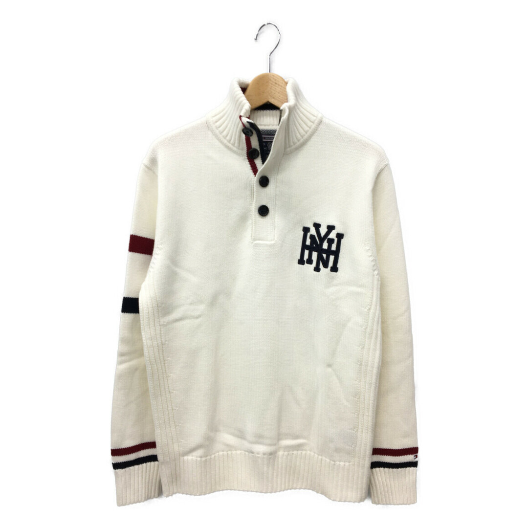 TOMMY HILFIGER(トミーヒルフィガー)の美品 トミーヒルフィガー ハーフジップアップニット メンズ XL メンズのトップス(ニット/セーター)の商品写真