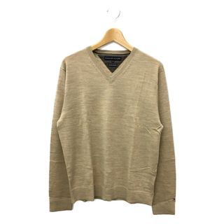 トミーヒルフィガー(TOMMY HILFIGER)の美品 トミーヒルフィガー TOMMY HILFIGER 長袖ニット メンズ L(ニット/セーター)